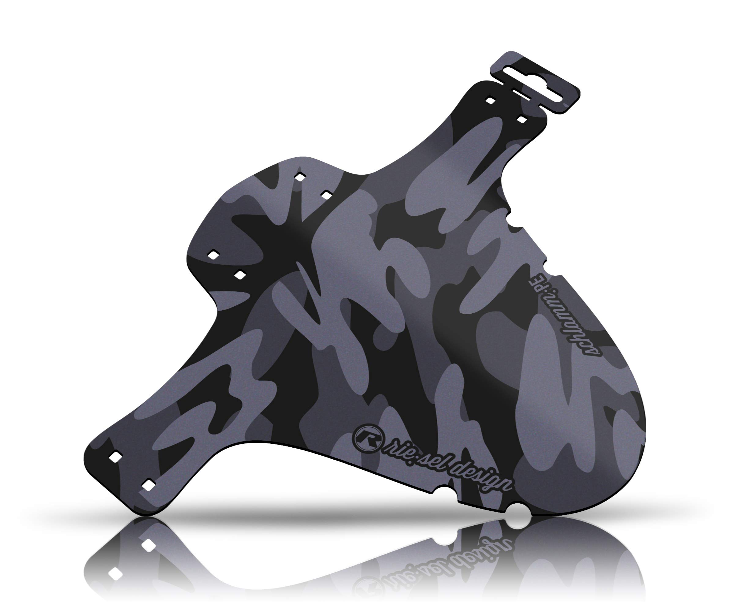 Schlamm:PE Standard Sized Front Bicycle Fender - Camo II - FE-S055