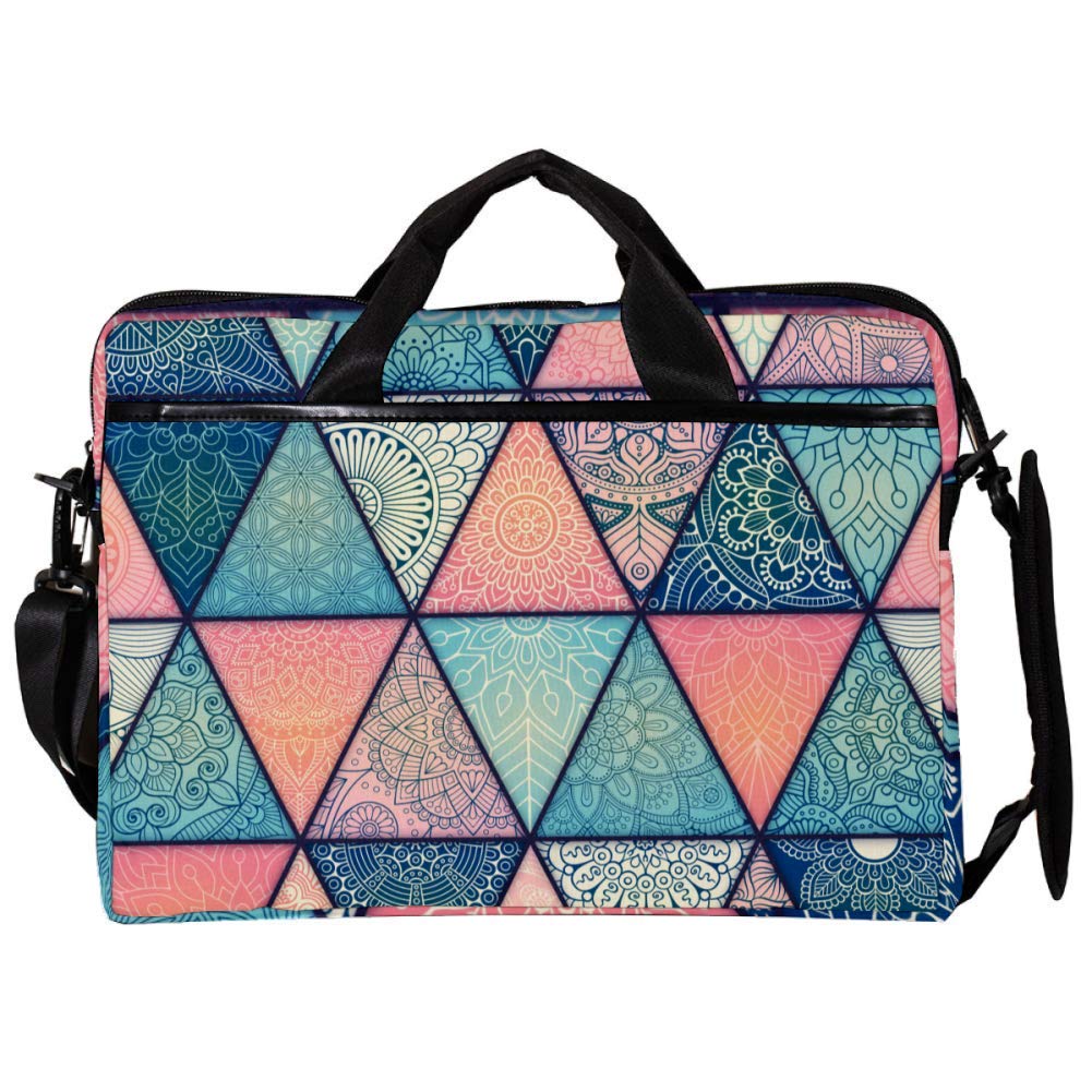 Funda para portátil de 14 y 15 pulgadas con diseño de mandalas morado 6