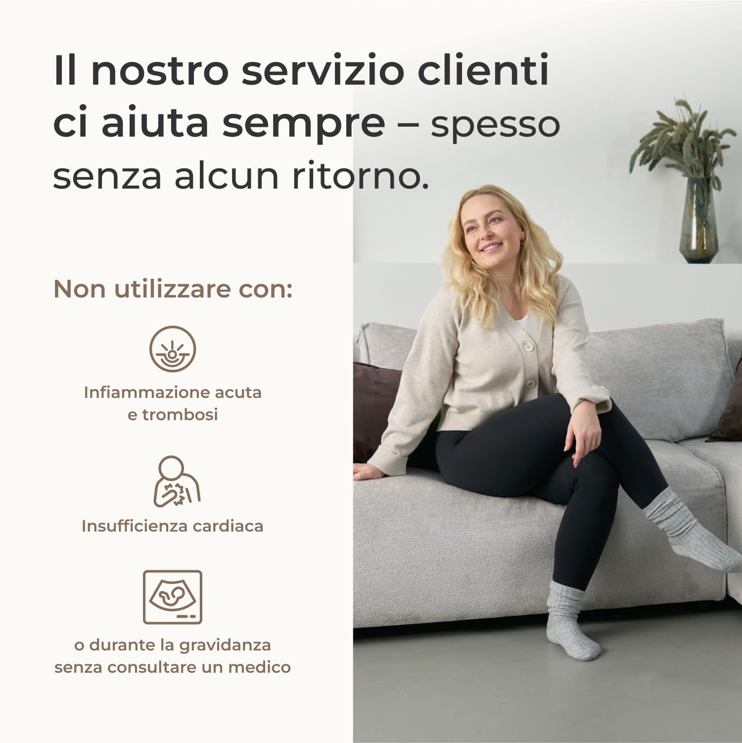 Venen Engel 4 Basic con flusso linfatico per il braccio destro | 4 camere d'aria | 1 programma di massaggio | massaggio a onde di pressione favorisce la circolazione sanguigna