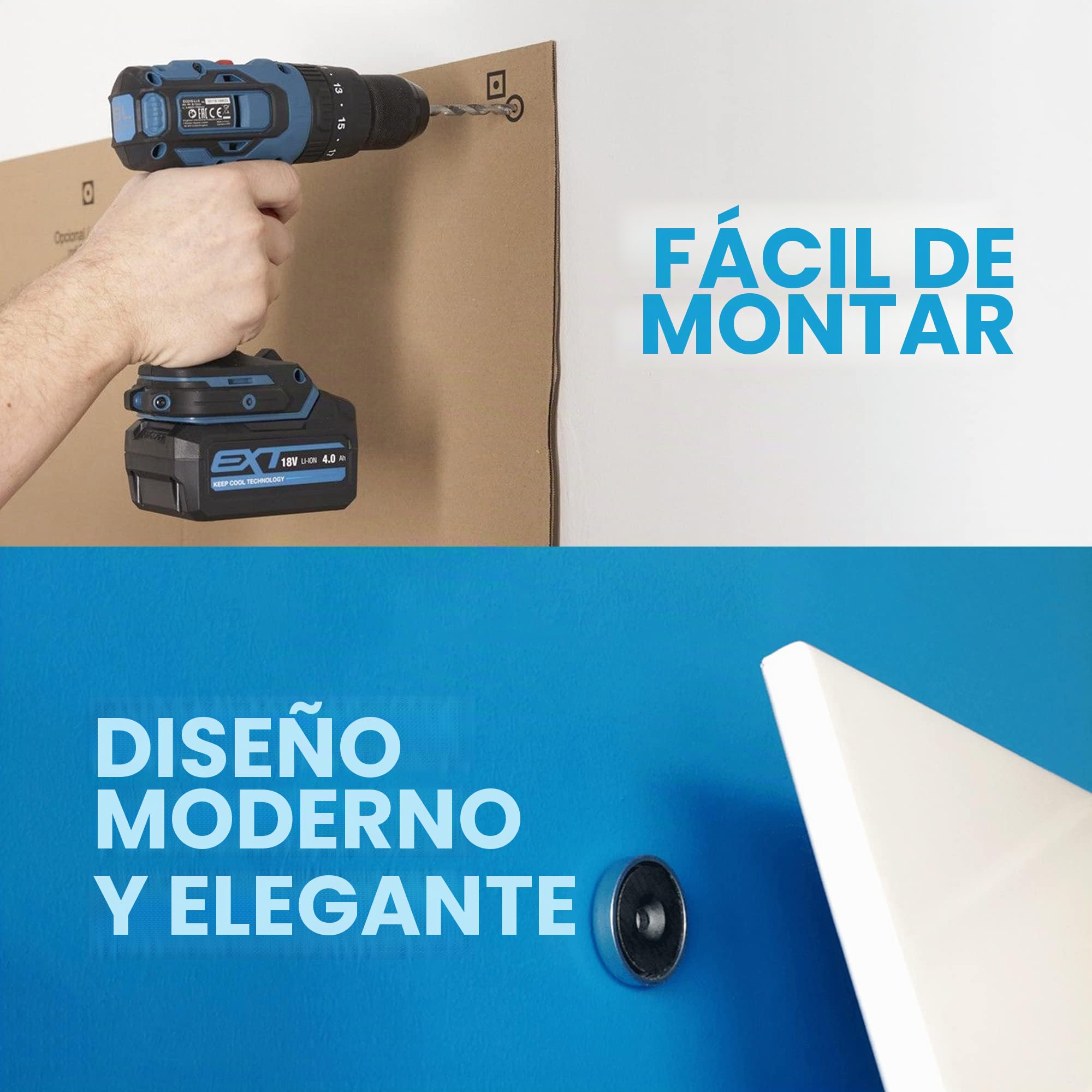 Vivol Pizarra magnética sin marco | Pizarra magnética sin estante para lápices | Tablero de fieltro de pared magnética | 8 tamaños magnético borrable (90x120, blanco)