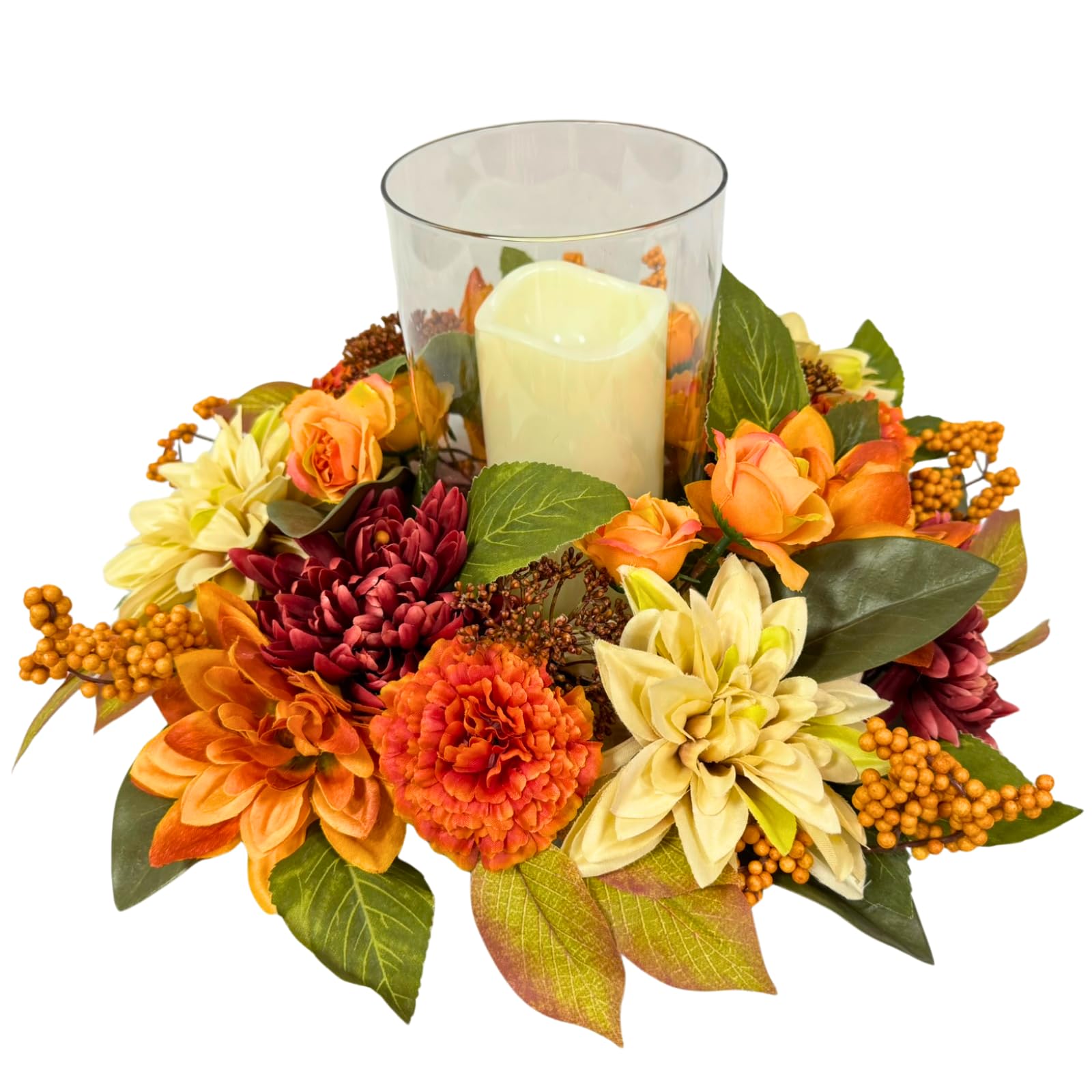 Lnymura Fall Hurricane Candle Holder