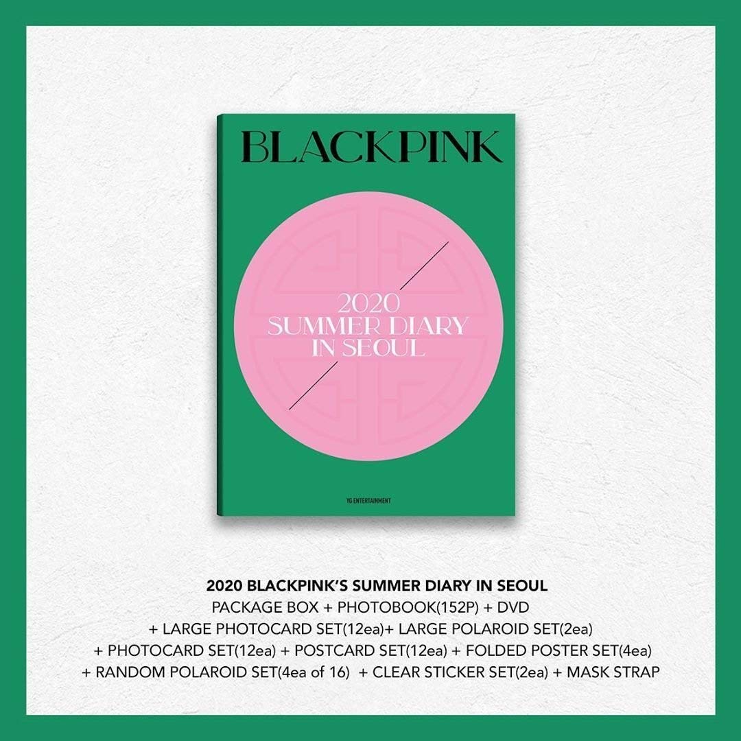 Blackpink '2020 Summer Diary in Seoul' DVD+152p PhotoBook+12p