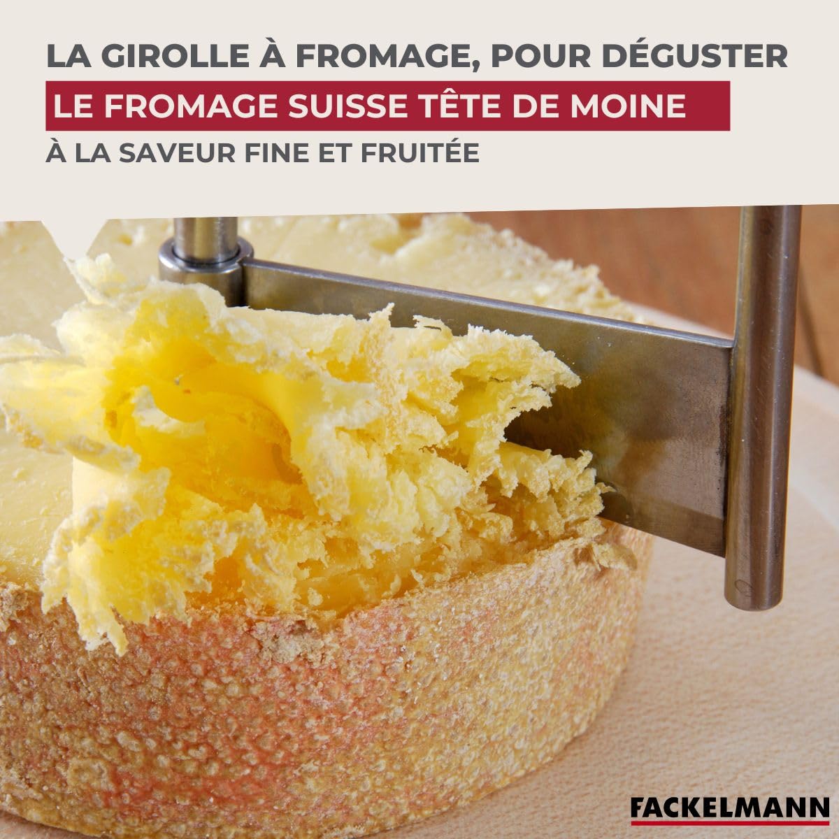 Fackelmann Lot de 2 girolles à fromage avec plateau