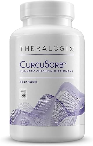 Theralogix CurcuSorb - Suplemento de curcumina de cúrcuma – Suministro para 90 días – Curcumina de cúrcuma de alta absorción – Apoya la salud