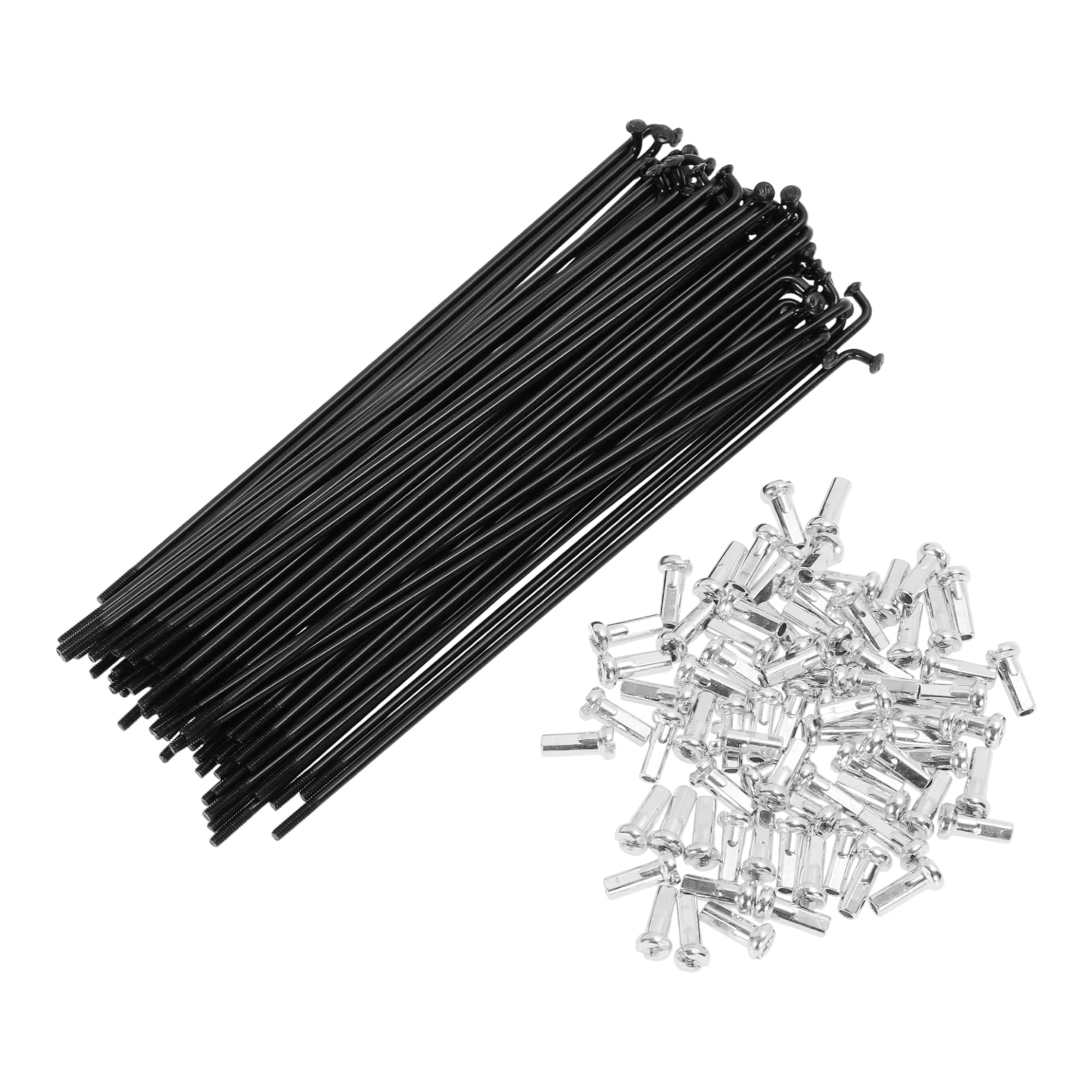 TUCKBOLD 72 Set 14G Bicycle Spokes 134mm Bike Wheel Spokes Carbon Steel Black
