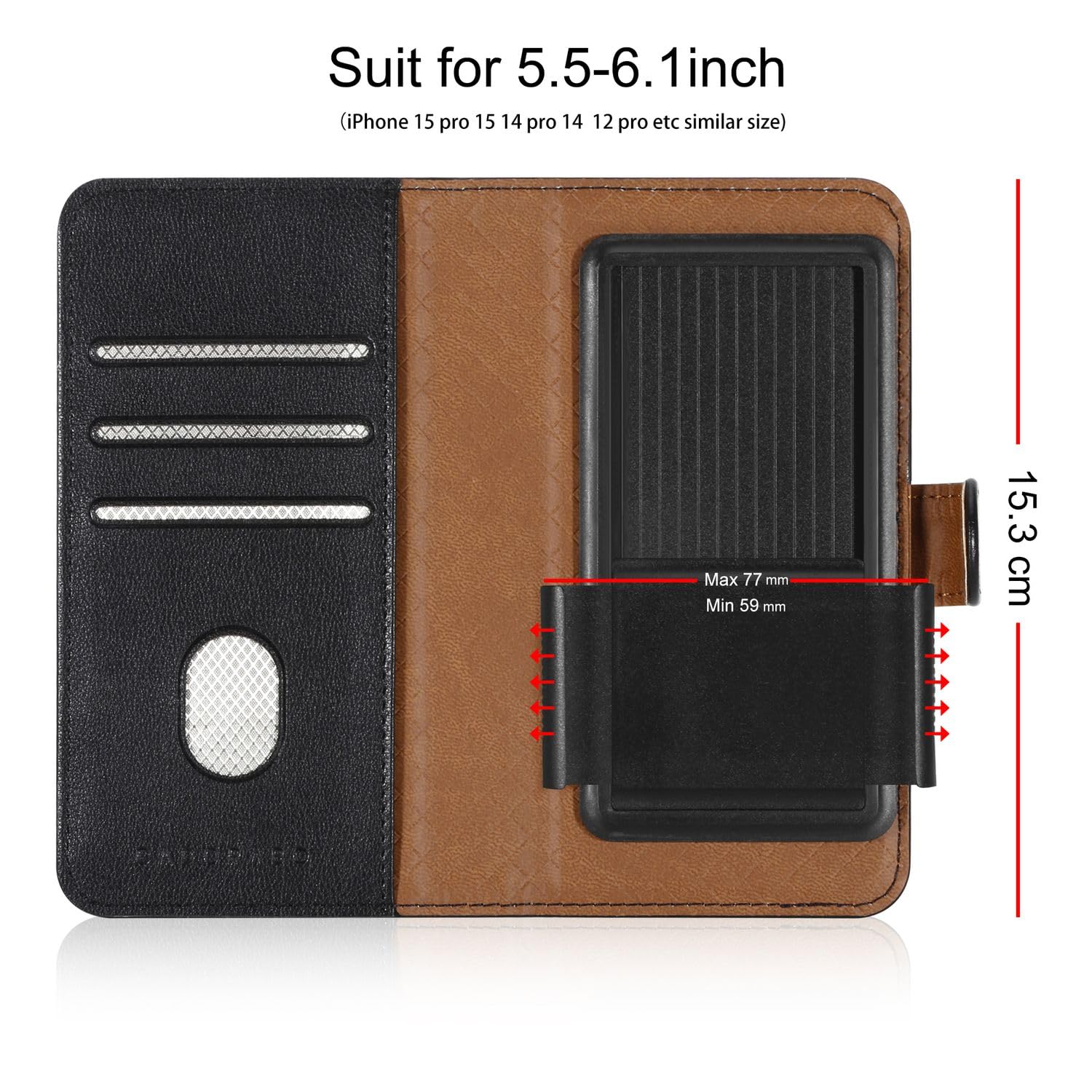 Cadorabo Custodia Libro Portafoglio Per MEIZU 16, Pelle Sintetica Marrone, Con Chiusura Magnetica, Slot Carte E Funzione Stand