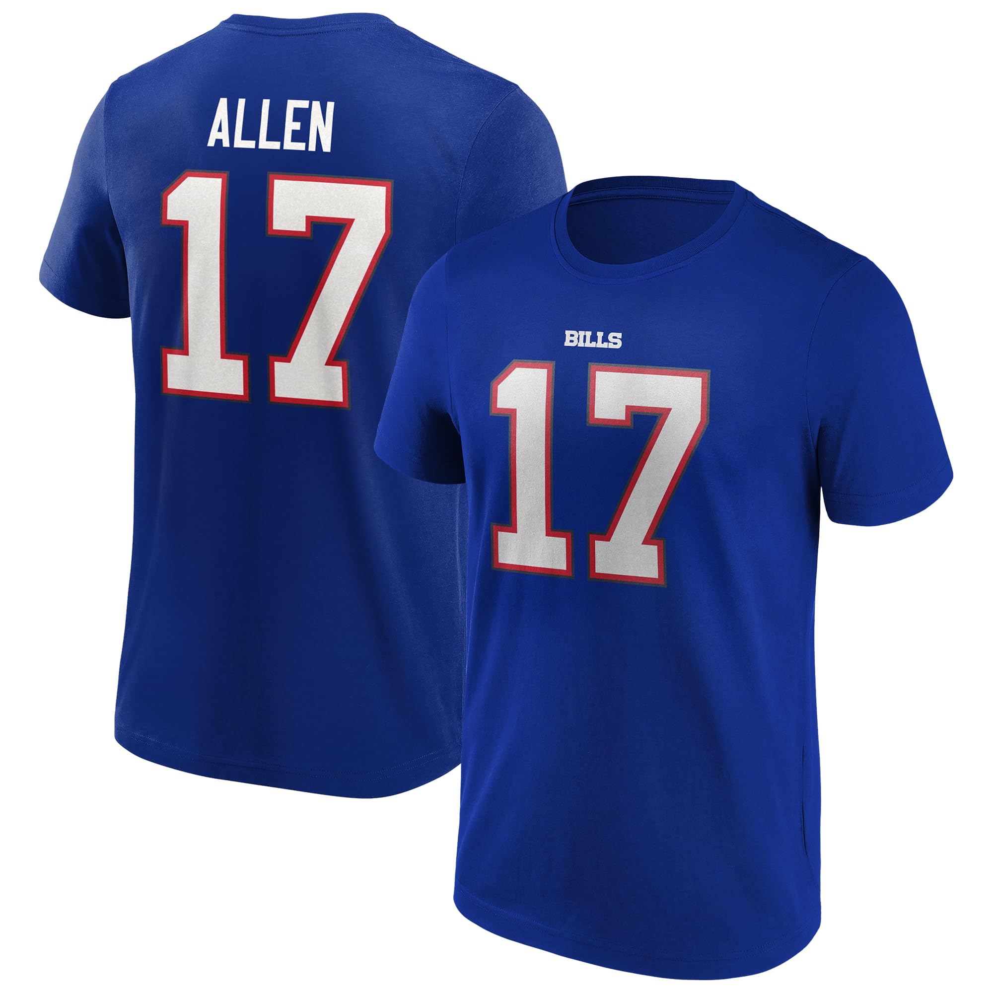 Offizielles NFL T-Shirt Buffalo Bills Josh Allen #17 - Royal Blau