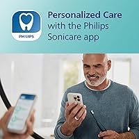 Vista 5 de Philips Sonicare DiamondClean Smart 9500 Cepillo de dientes eléctrico, cepillo de dientes sónico con aplicación, sensor de presión, detección