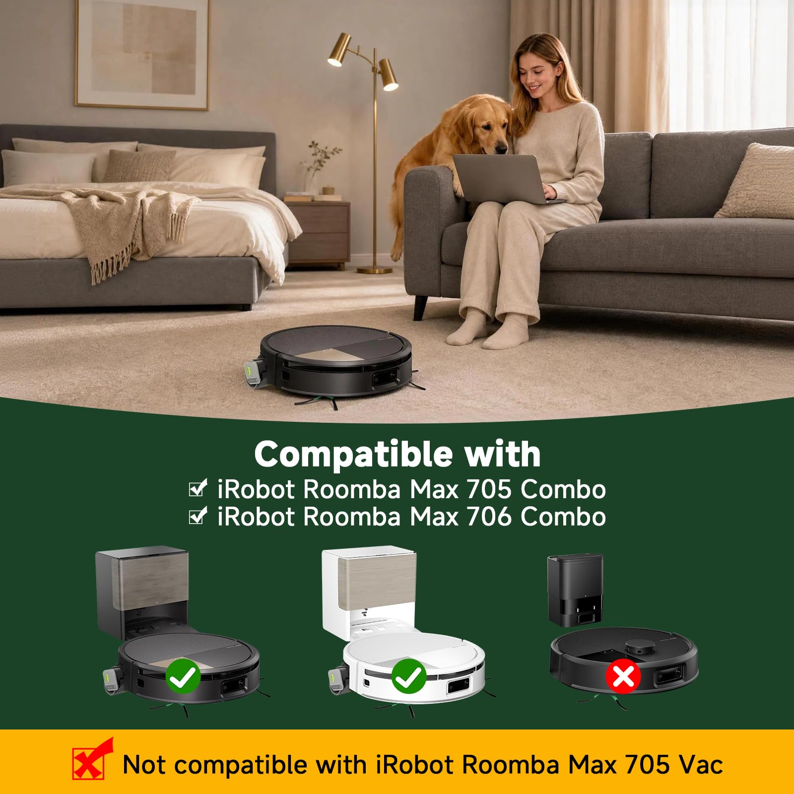 Max 705 Combo zestaw akcesoriów do iRobot Roomba Max 705/706 Combo