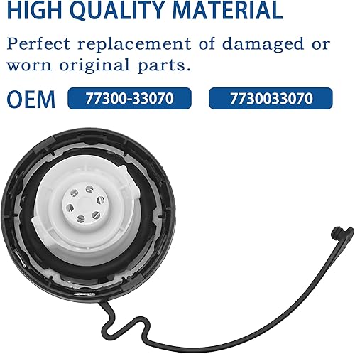 Miniatura 3 de 77300-33070 Tapa de gasolina, tapa de combustible para Toyota-4Runner, Avalon, Camry, Corolla, Highlander, Matrix, Sequoia, Sienna, Solara, Tacoma,