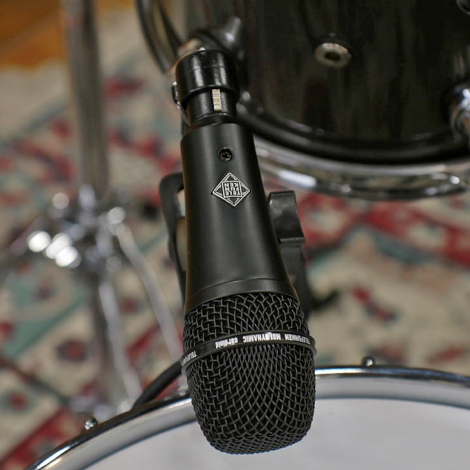 Telefunken M80-SH - Microfono dinamico nero con treppiede keepdrum semi-alto