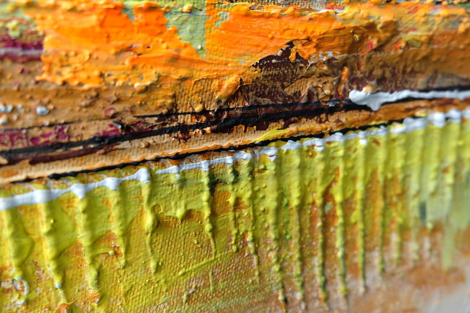 Monica Mirafiori I "Minimalist 140x70 cm I Quadro 100% Dipinto a Mano I Pittura Acrilica I Arte Moderna I Quadri Moderni