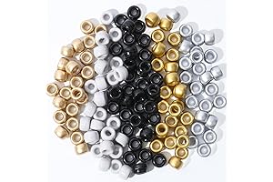 Gold Hair Beads for Braids: A Bulk of 1200Pcs Friendship Bracelet Beads...