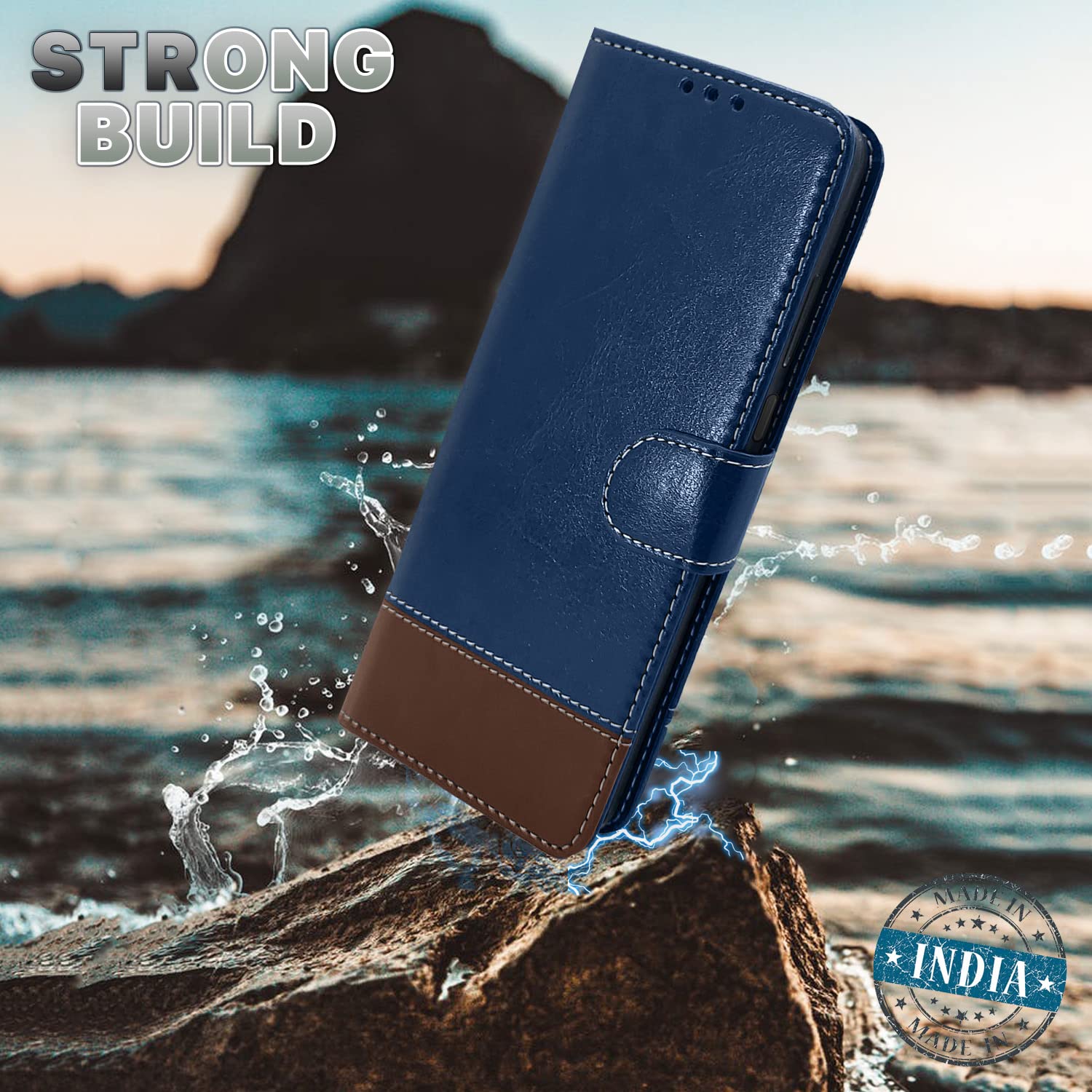 Pikkme Redmi Note 10 Pro Flip Cover - Wallet & Stand -8