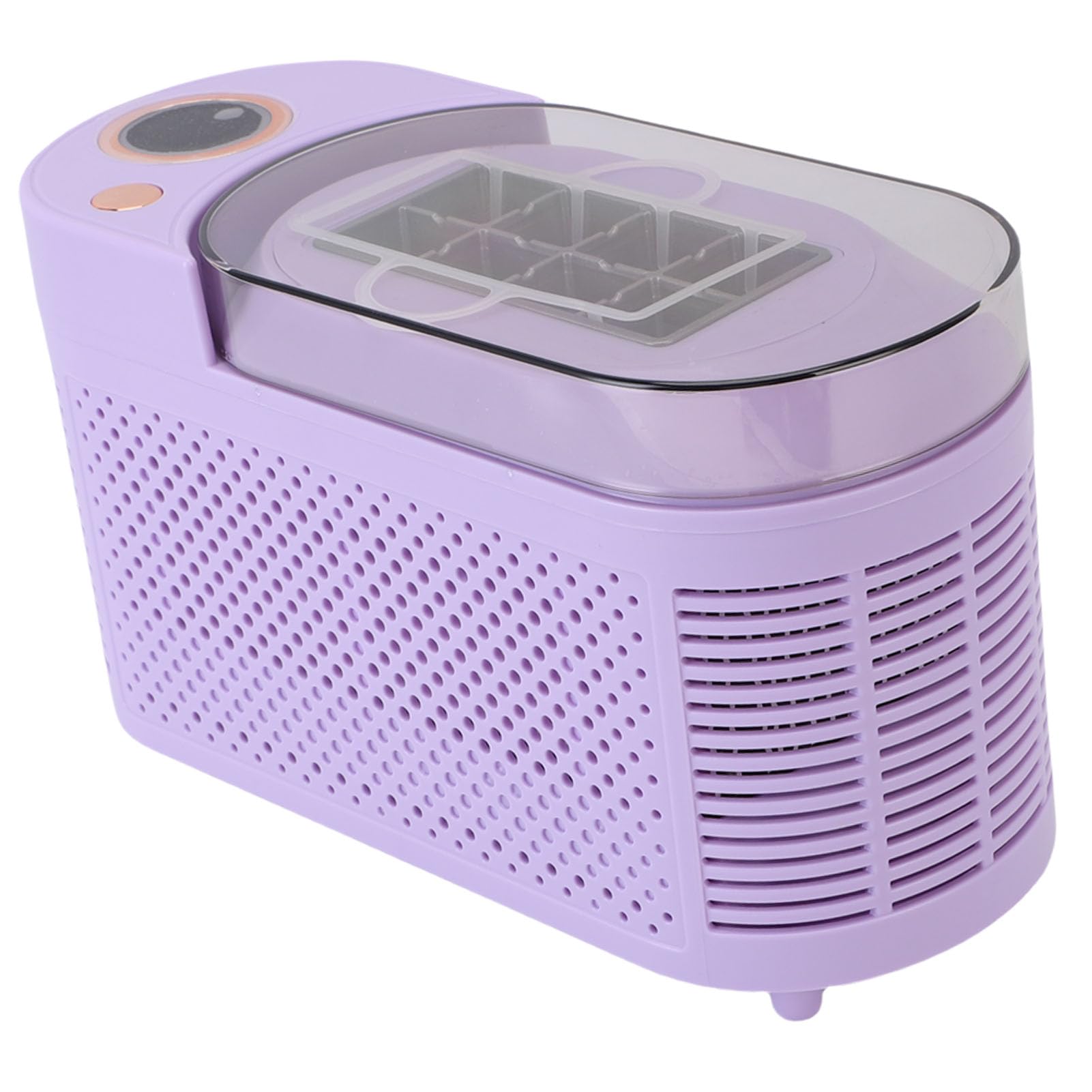 Máquina para hacer hielo en encimera Mini máquina para hacer hielo eléctrica portátil y compacta Fabricación de hielo rápida de 120 W 8 cubos por ciclo con opciones de energía