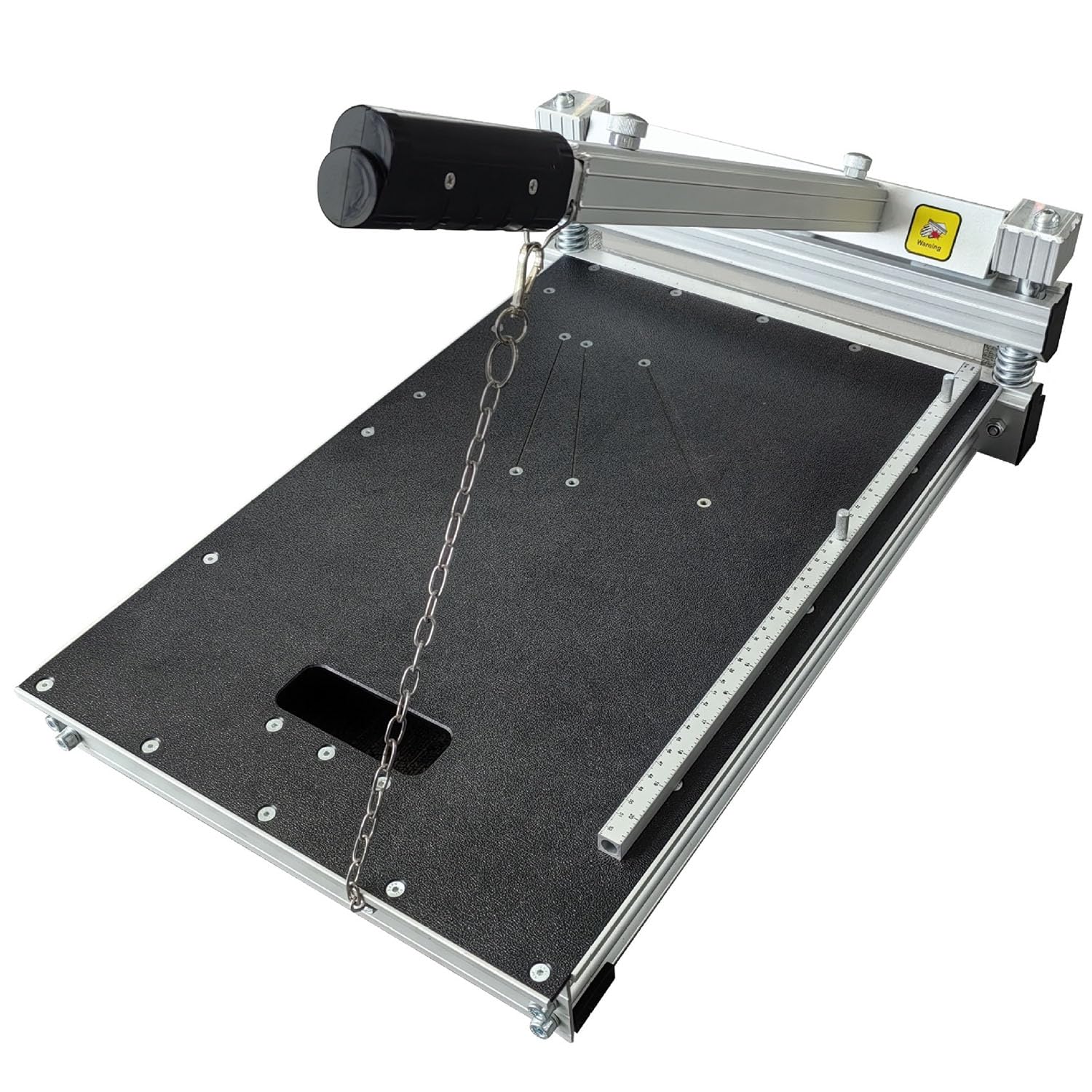 Máquina de corte de suelo laminado, 330 mm de ancho de corte para suelos multicapa, parquet, base de goma, ideal para proyectos de bricolaje y uso profesional