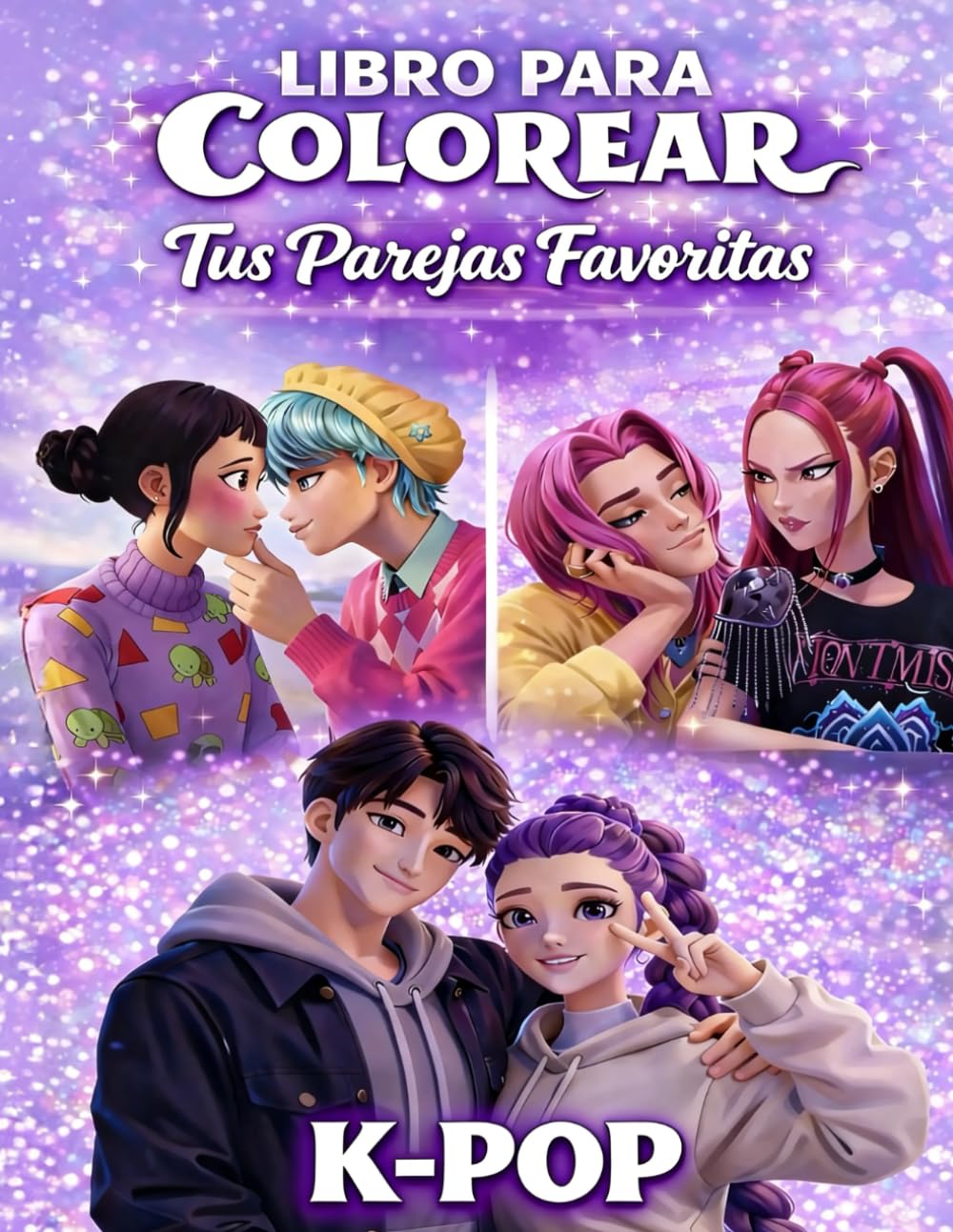 Libro para colorear K-P-0-P: Ilustraciones con ambiente misterioso para adultos y adolescentes