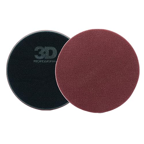 Almohadilla de corte de espuma de corte de araña 3D burdeos | Cortes compuestos rápidos para eliminar defectos de pintura | Espuma de grado