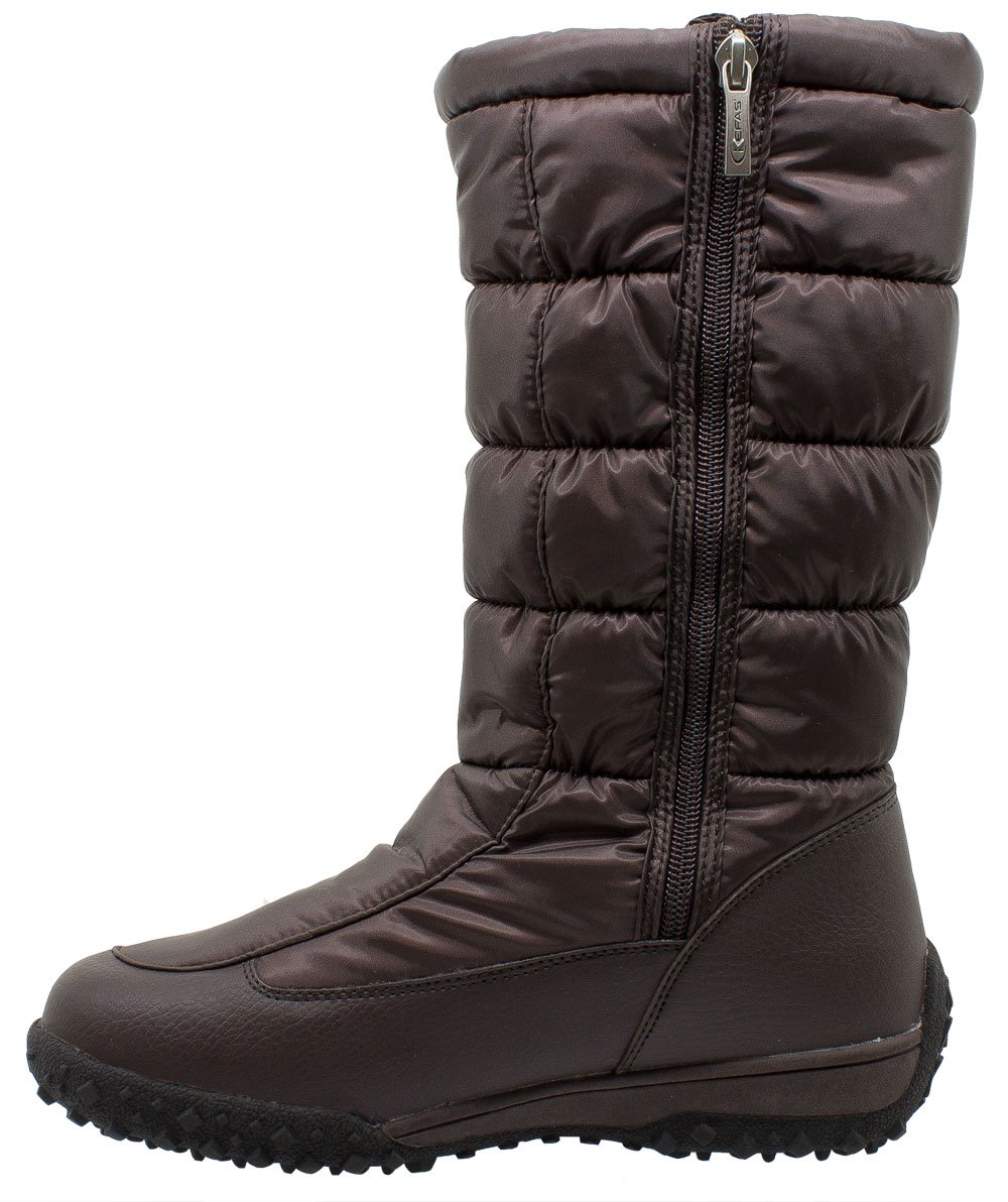 KEFAS Damskie zimowe buty zimowe 2723 Rave nowe, Ciemny brąz, 40.5 EU