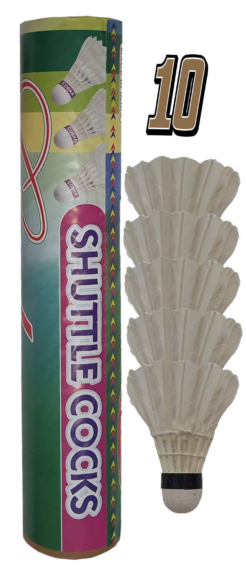 JLG Shuttlecock Feather Set of 10 (B08R7STSBB) Amazon Price History, Amazon Price Tracker