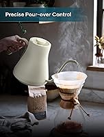 Vista 2 de Electric Kettles, INTASTING Gooseneck Electric Kettle, ±1℉ Temperature Control, Stainless Steel Inner, Quick Heating, for Pour Over Coffee, Brew