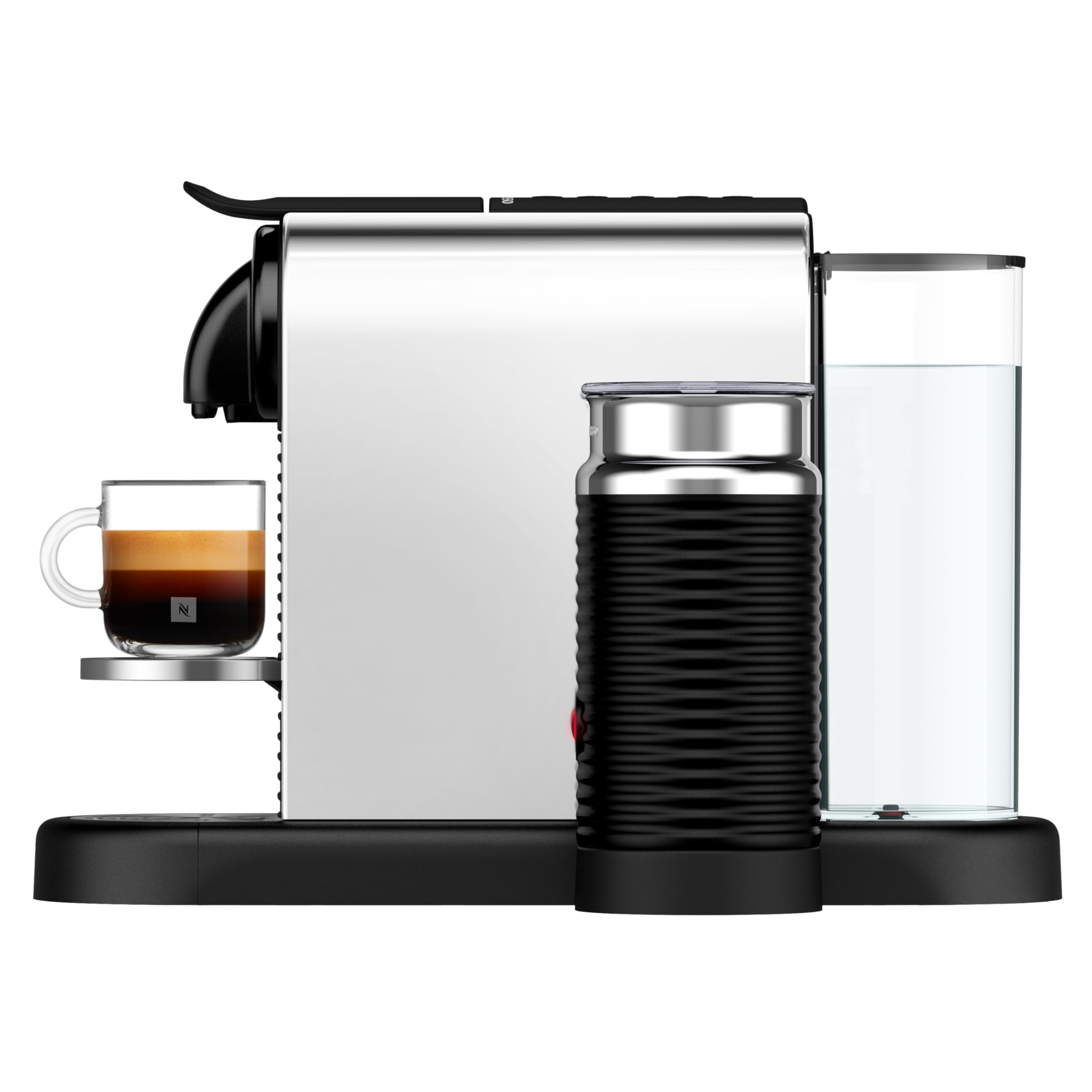 Nespresso Citiz & Milk con Aeroccino EN267.WAE, Macchina da caffè di De'Longhi, Sistema Capsule Nespresso, Serbatoio acqua 1L, colore White