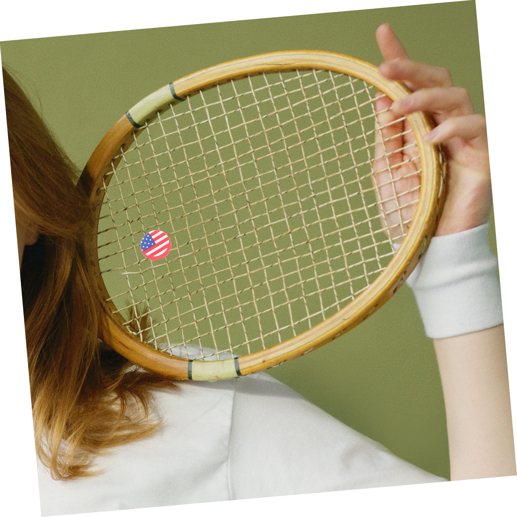 ibasenice 6pcs Tennis Racket Shock Absorber Absorbers Dampeners Racket Absorber Themed Sports Tennis Damper Dampener Tennis Racket Tennis Absorber Tennis Racquet Dampener Shocking