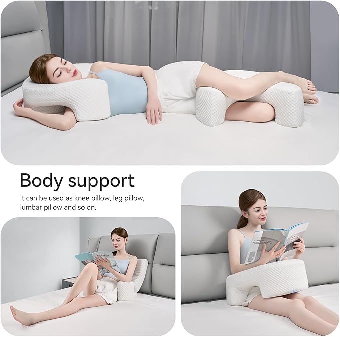 Almohada Espuma de Poliuretano Queen Cervical para Dormir de Lado miniatura 2