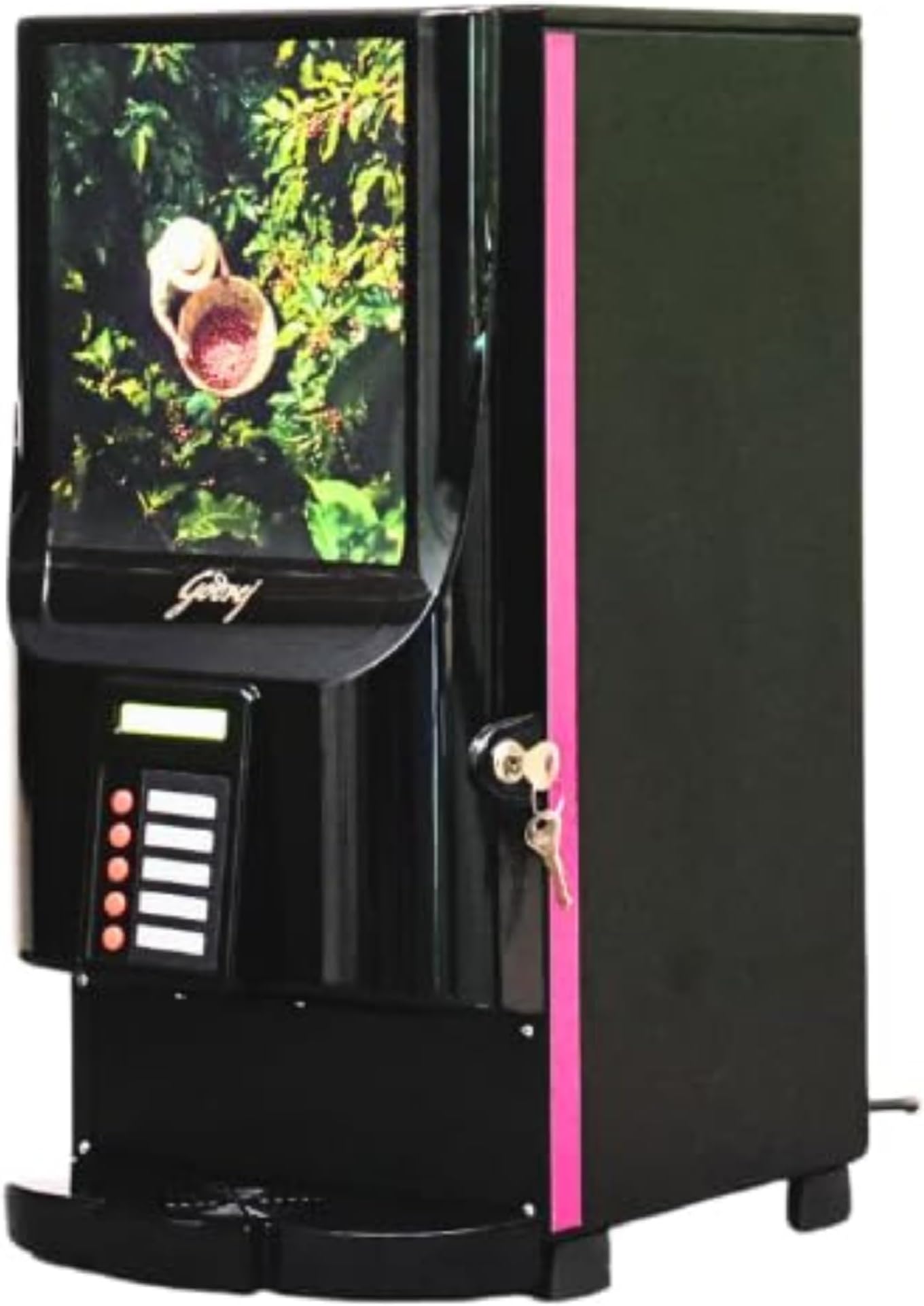 Ecostar Coffee & Tea Machine – 2 Canister Tabletop Automatic Premix Brewer for Instant Hot Beverages at Home & Office