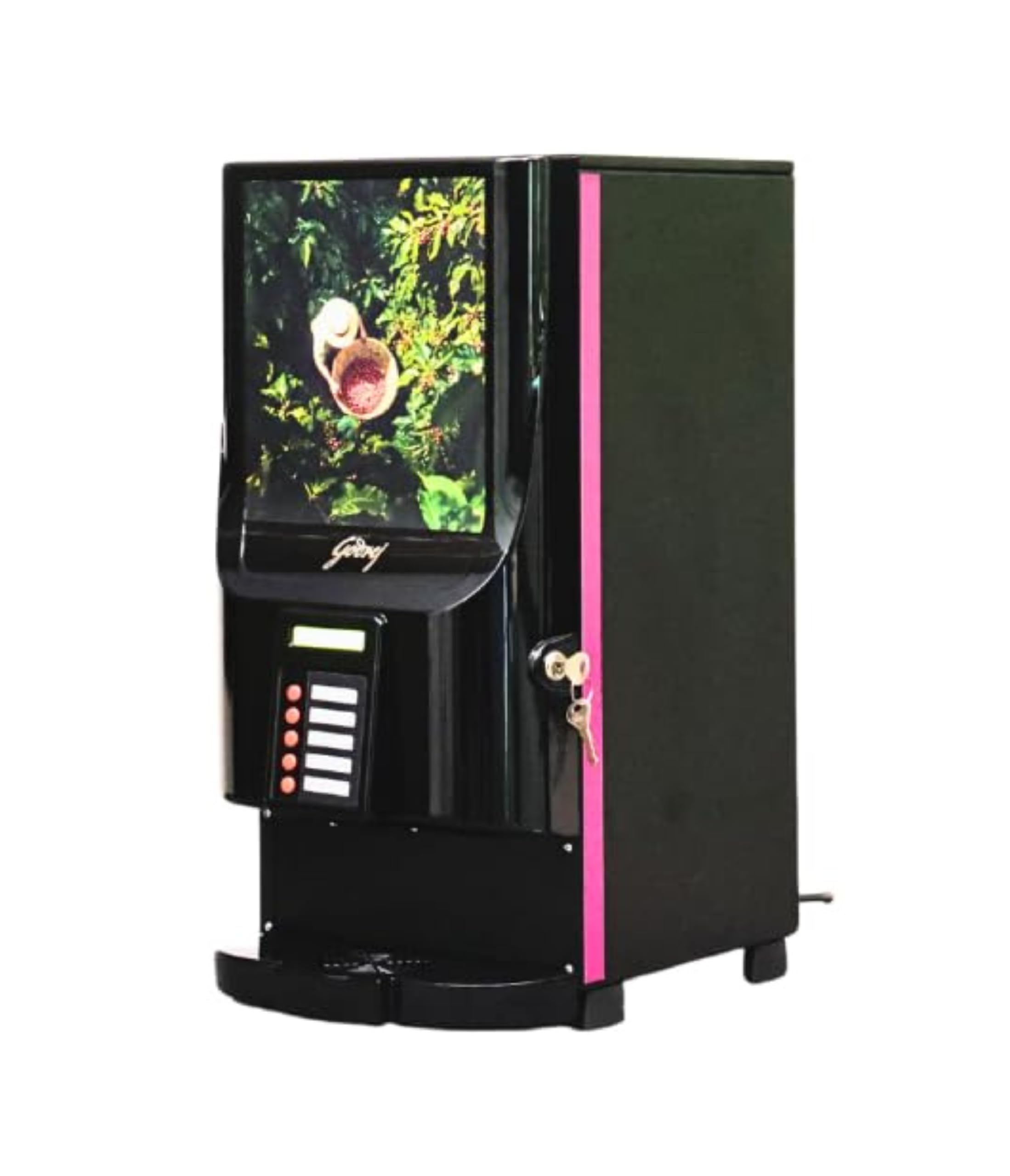 GODREJ VENDING Ecostar Coffee Tea Vending Machine Two Canisters Based Tabletop Automatic Instant Premix Brews Customizable For Home Office For Instant Hot Beverages @Your Fingertips-image-8