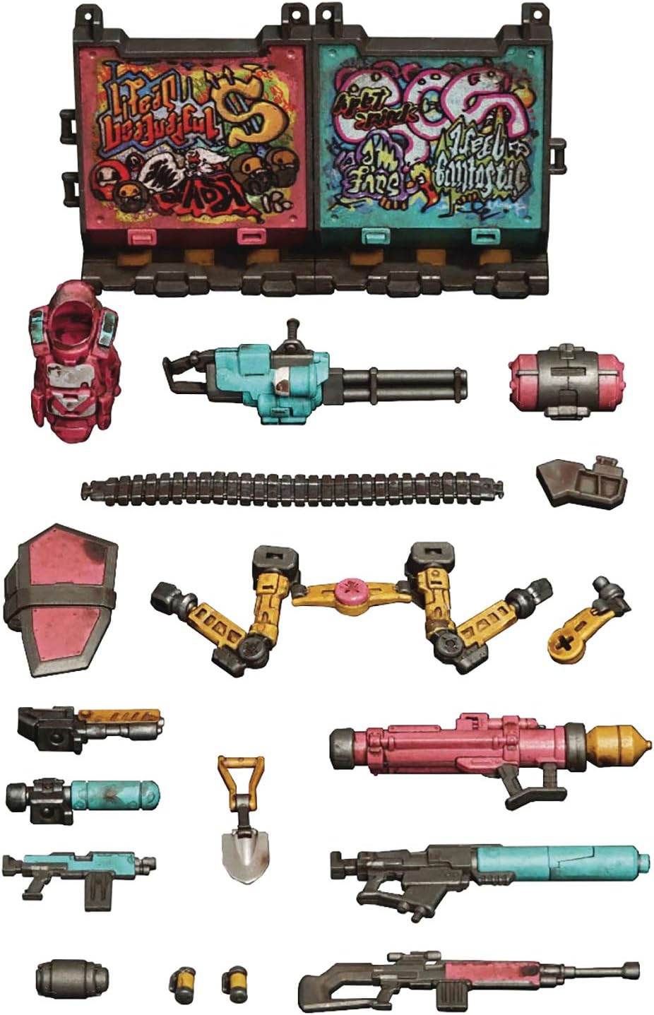 Acid Rain: FAV-AP04 Halogen Fire Weapon 1:18 Scale Action Figure Accessory Set