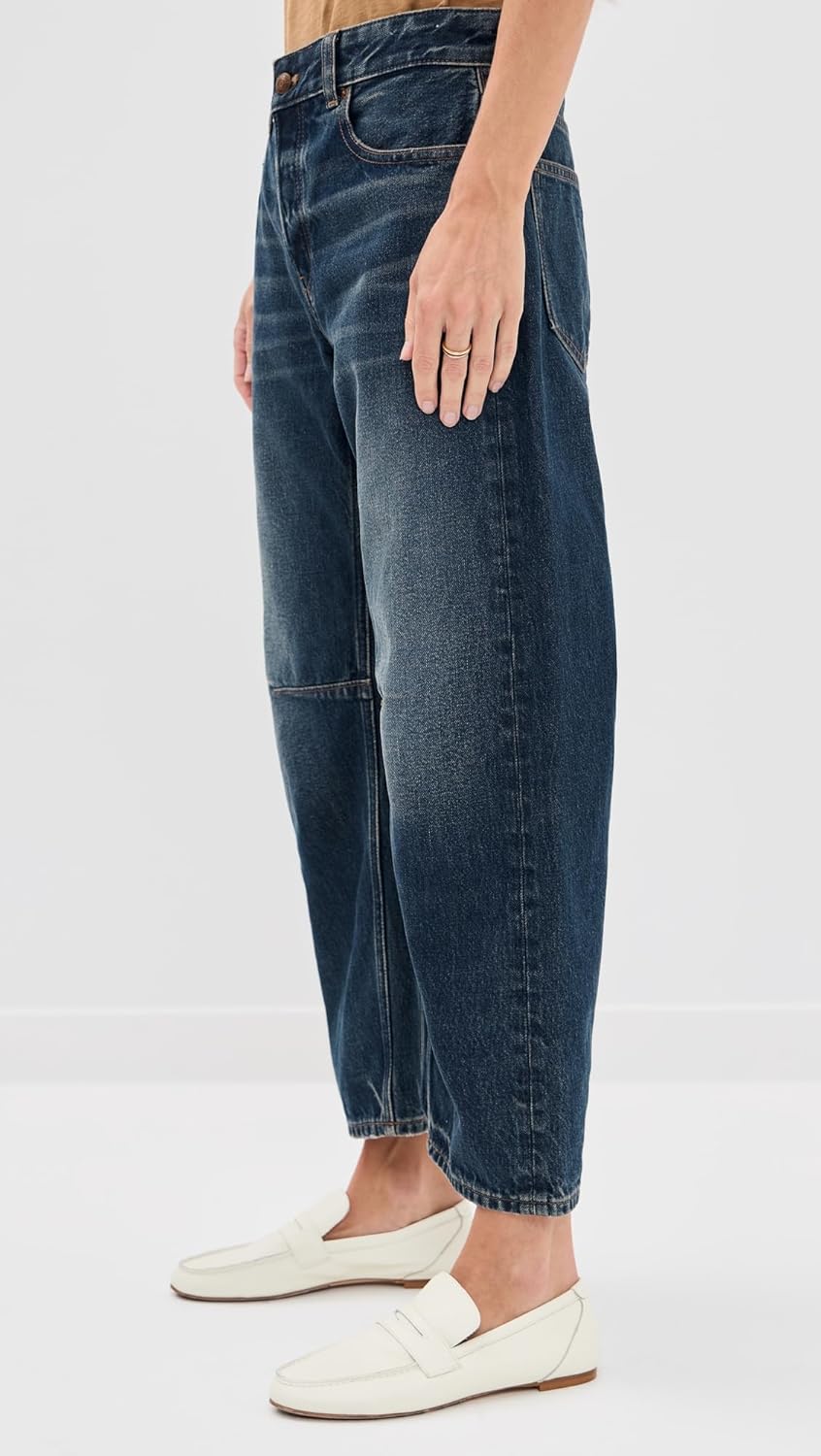 Madewell Women's Petite Darted Barrel Leg Jeans - Image 5