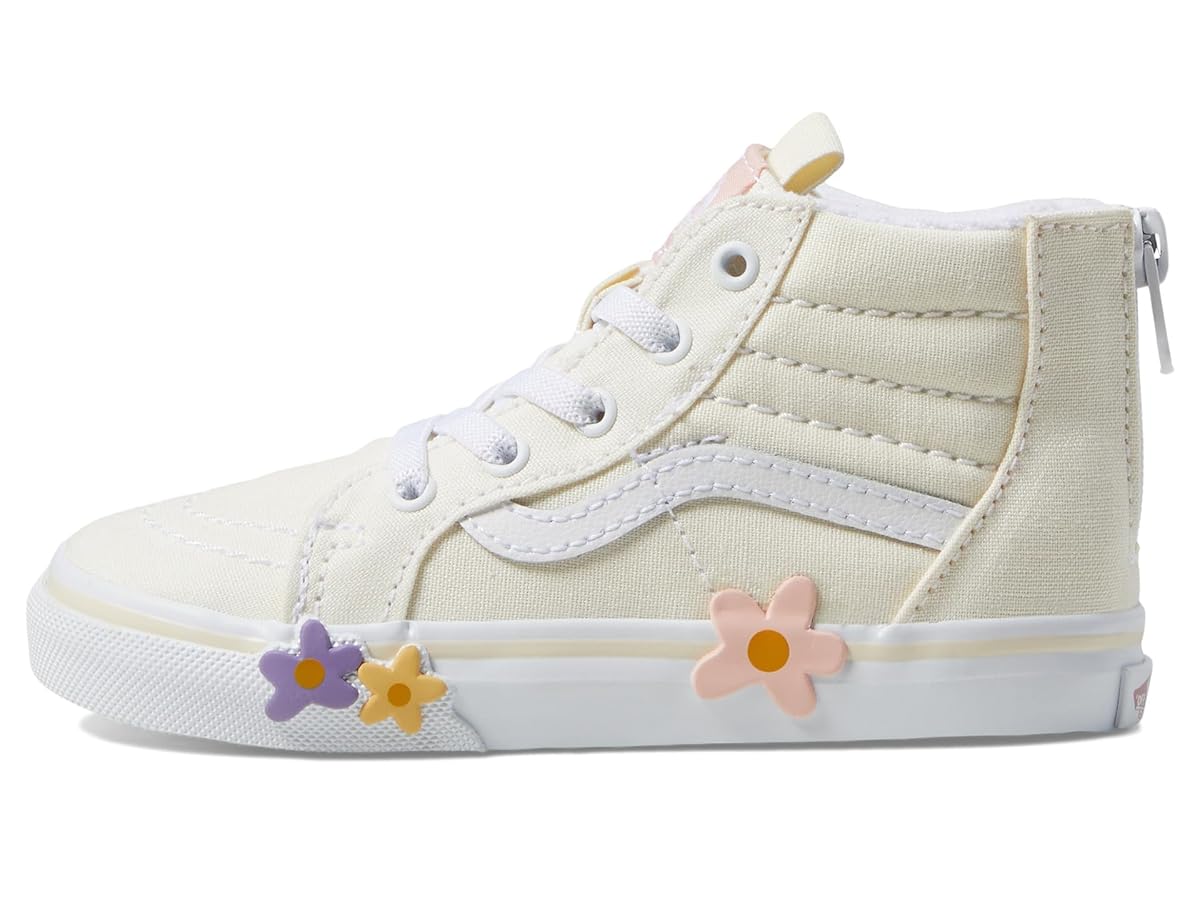 Amazon.com: Vans Kids Sk8-Hi Zip Flower (Infant/Toddler