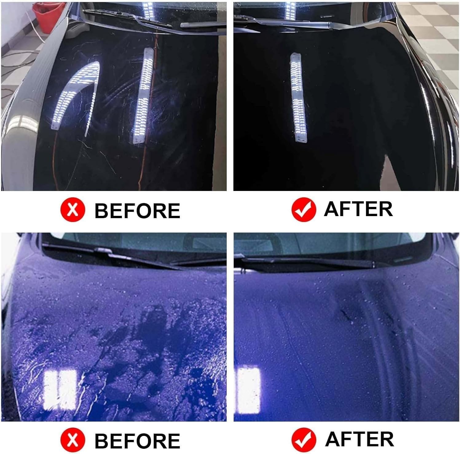 Titanium Ceramic Wax Cream – Strong Protection Car Coating Polish, Includes Sponge & Towel, Easy Apply, Long-Lasting Shine