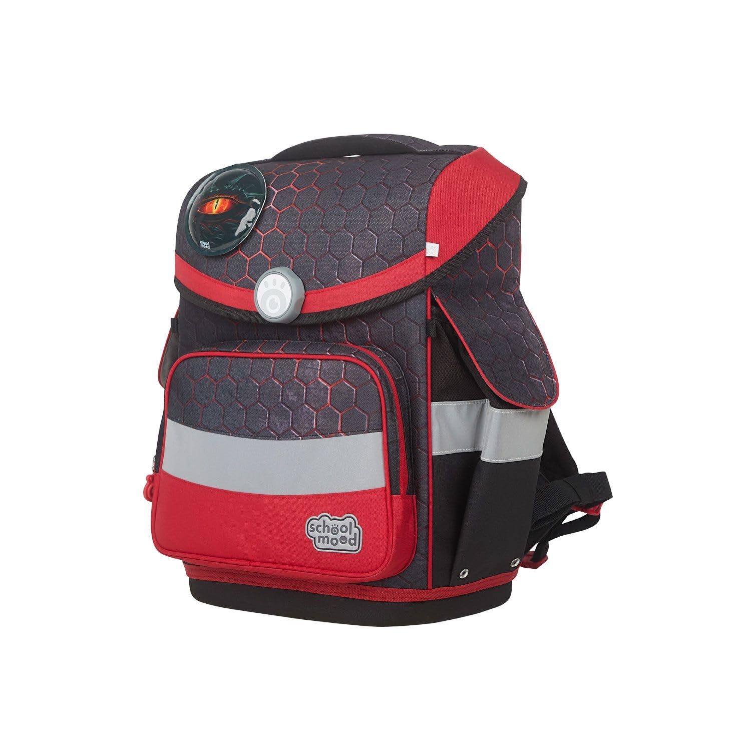 SCHOOL-MOOD Timeless mit LED Patchy Schulranzen-Set 7-teilig Mika
