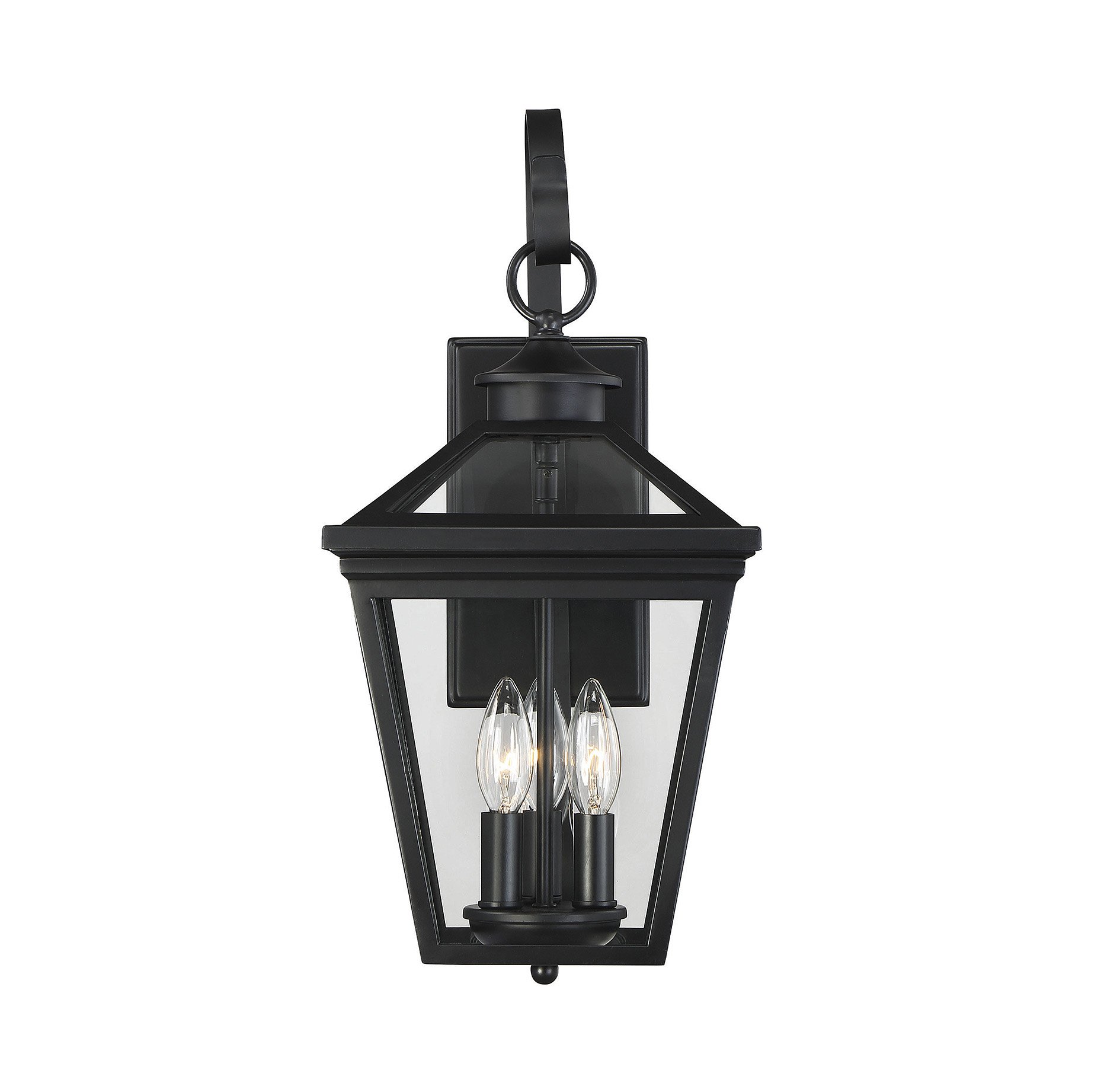 Savoy House 5-141-BK Ellijay 9" Steel Wall Lantern in Black