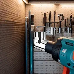 Adaptador de broca de ângulo de 105 graus para chave de fenda elétrica, extensão de ferramenta elétrica, acessório de giro de canto de mandril (prata)