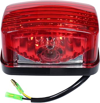 ApplianPar Rear Brake Tail Light for Yamaha Blaster 200 Banshee Wolverine Warrior 350 Grizzly 125 350 400 450 550 660 700