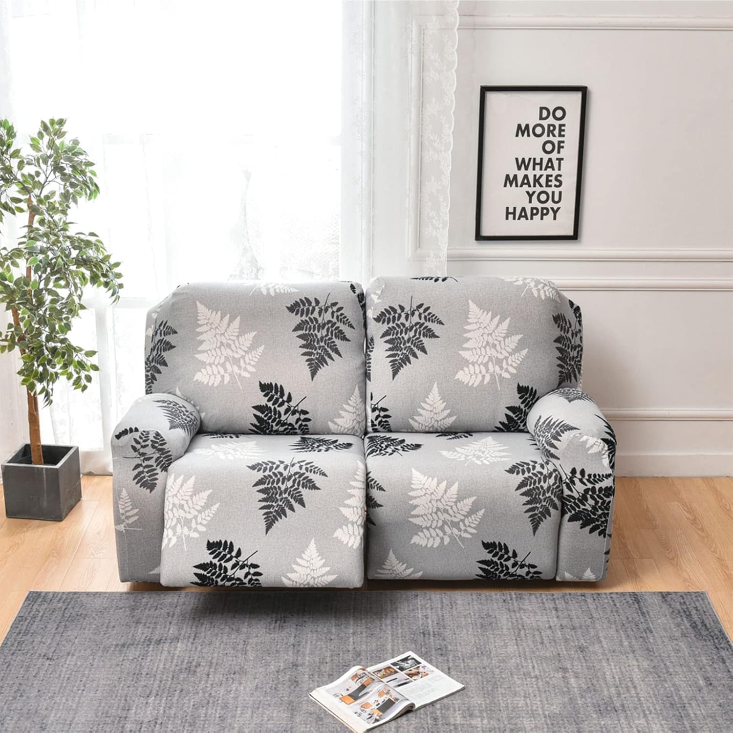 Oversize Recliner Chair Covers Printed 1 2 3 Seat Reclining