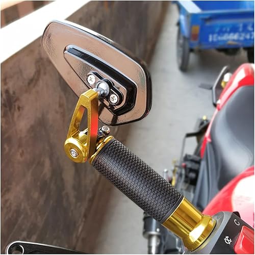 Miniatura 6 de LHSM Accesorios de espejo de motocicleta para Yamaha R6 2008 R1 2009 XVS 650 Drag Star 1100 FZ6S Kawasaki VERSYS 1000 motocicleta espejo retrovisor