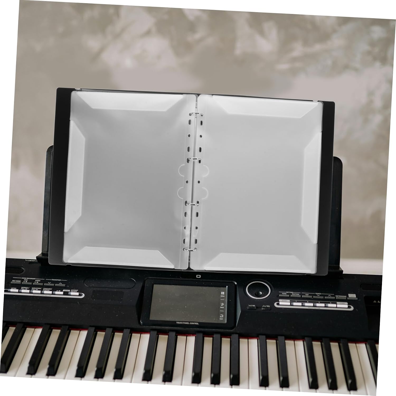 Vaguelly Music Sheet Organizer Folder Non-Reflective for Secure Document Storage Compact Design for Musicians The Go Includes for Easy Annotations and Access