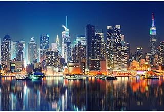 New York City Skyline Puzzles Art 1000 Pieces Jigsaw Puzzles,DIY Puzzles Educational Brain Challenge Games for Adults Kids Gifts