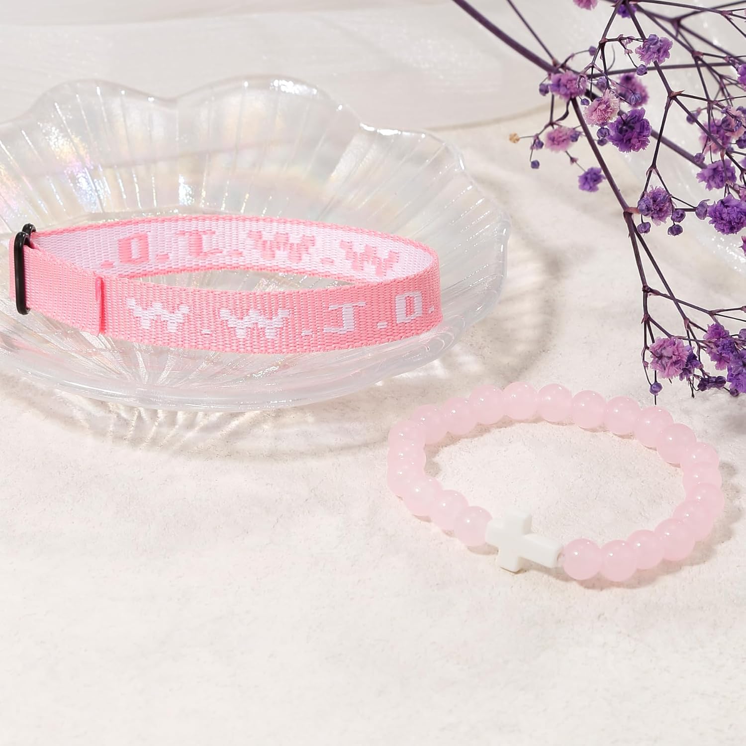 COLOYAN WWJD Bracelet Christian Cross Bracelets for Women Men Jesus Bracelets Faith Religious Easter Christian Jewelry - Image 5