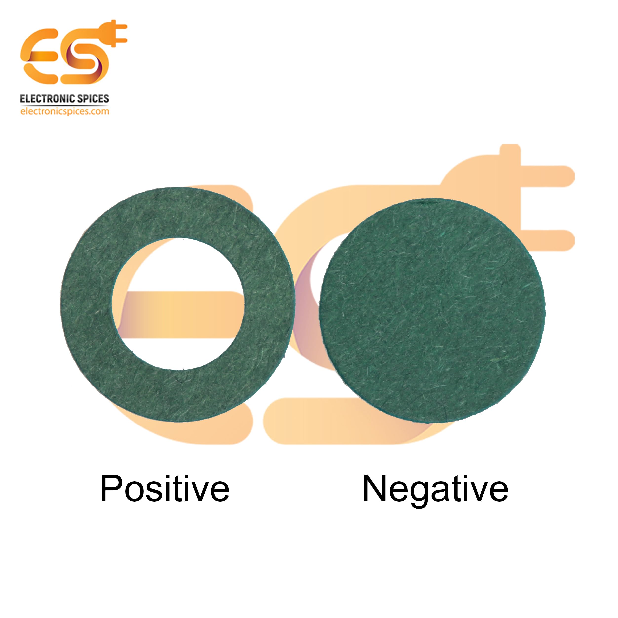 Electronic Spices Insulating Adhesive Base Mat for 18650 Battery Cell (Positive and Negative) Terminal (Pack of 220) - Image 2 thumbnail