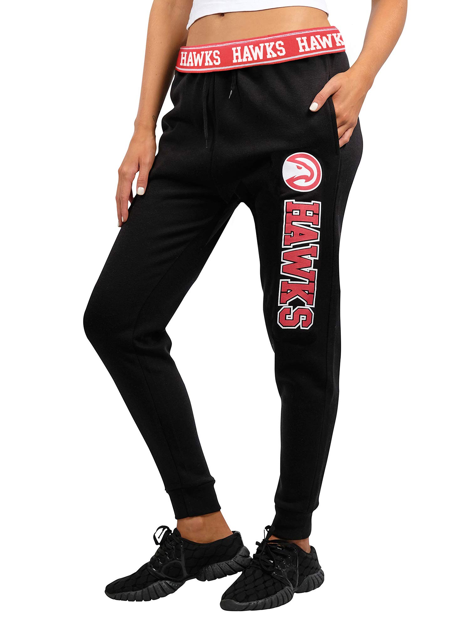 Ultra Game NBA Womens Women Jogger Pants Active Basic Fleece Sweatpants