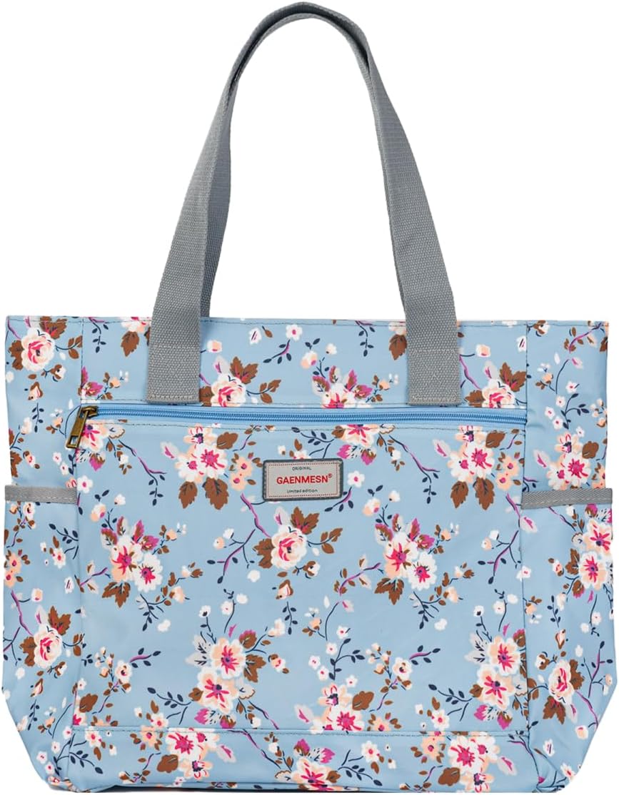 GAENMESN Women's Lightweight Waterproof Tote Bag Durable Designer Handbag with Zipper Travel Commute Everyday Use