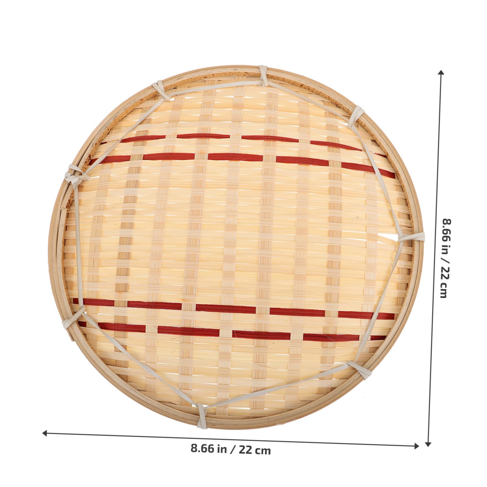 UTHCLO 1pc Faceplate Food Basket Storage Baskets Woven Wicker Woven Basket Woven Storage Basket Woven Baskets Practical Woven Basket Fruit Bowl Wicker Basket Woven Basket