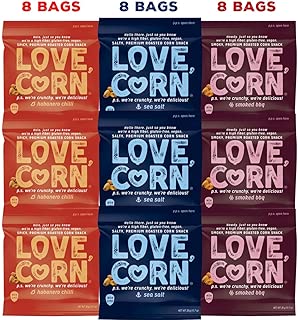 LOVE CORN Crunchy Corn Variety Pack 0.7oz x 24 Bags - coolthings.us