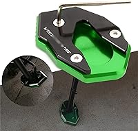 Vista 3 de Kickstand Foot Side Stand Extension Pad Support Plate for Kawasaki for Versys1000 for VERSYS 1000 SE for VERSYS X300 for VERSYS X250 (Color Black)