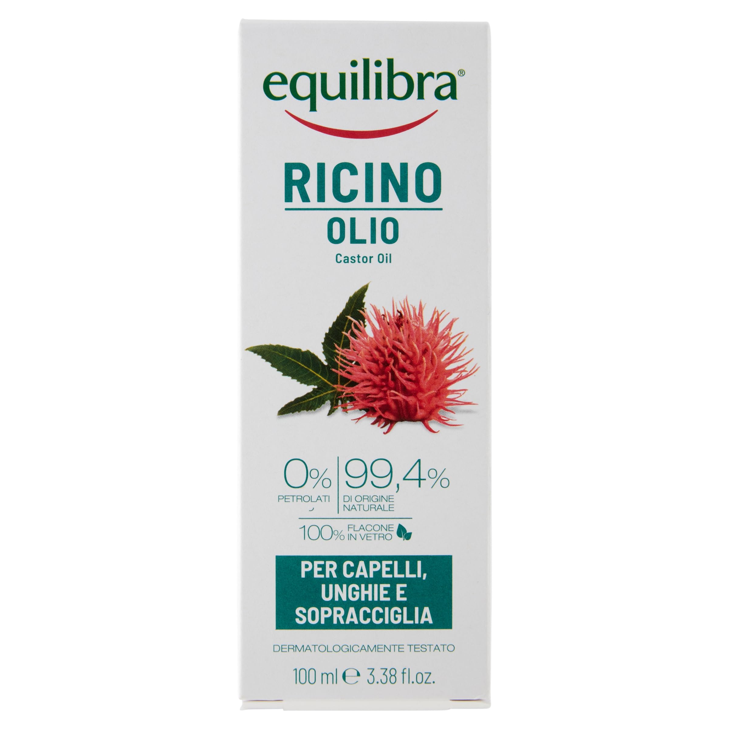 Equilibra Aceite de ricino, 100 ml